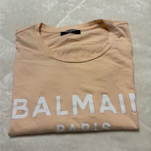 Balmain Peach Casual Button Down Shirt#6